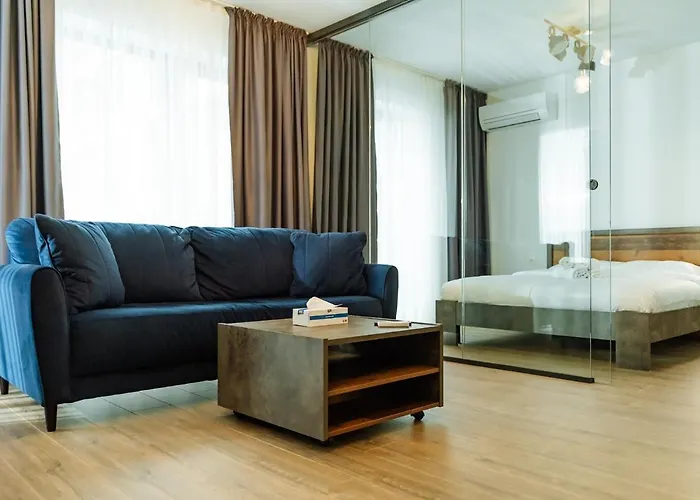 Cloudview - Aviatiei, Private Underground Parking 부쿠레슈티